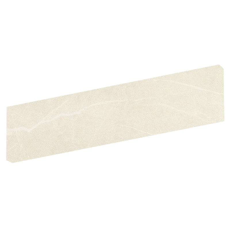 Artica Polished Bullnose Marble Look Porcelain Moldings 4x24 Porcelain Polished 4x24 Moldings