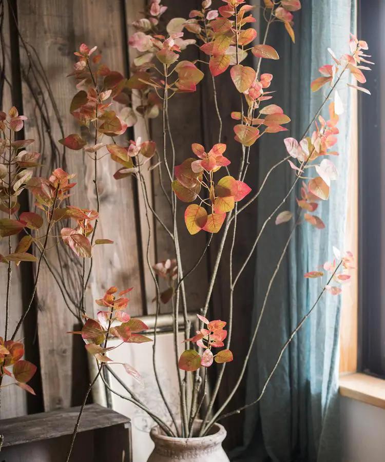 Artificial Silk Bauhinia Tree In Pot by RusticReach