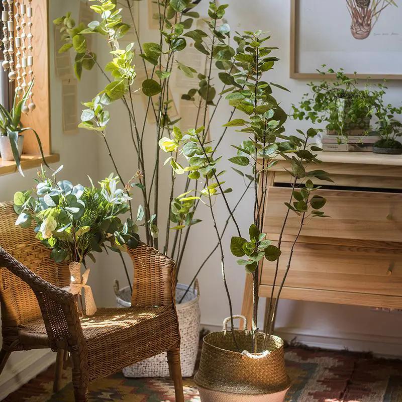 Artificial Silk Bauhinia Tree In Pot by RusticReach