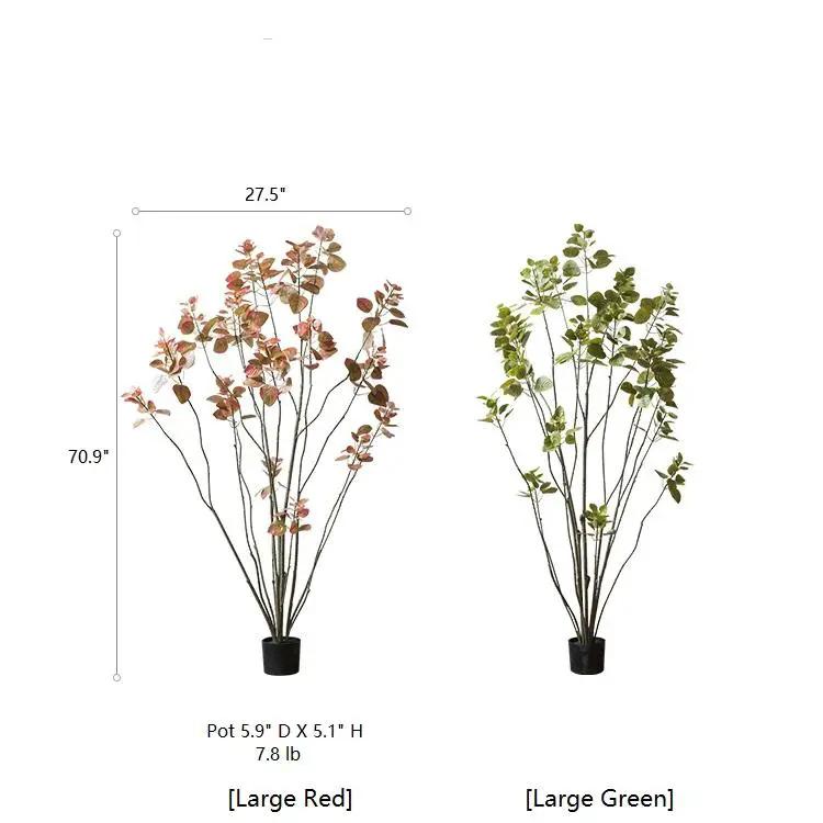 Artificial Silk Bauhinia Tree In Pot by RusticReach
