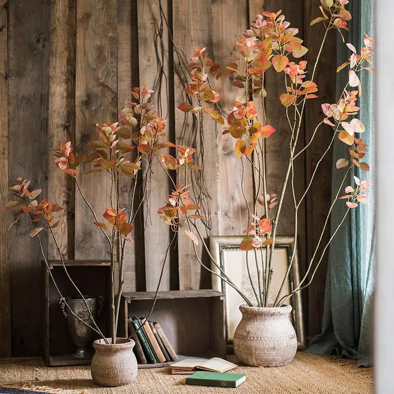 Artificial Silk Bauhinia Tree In Pot by RusticReach