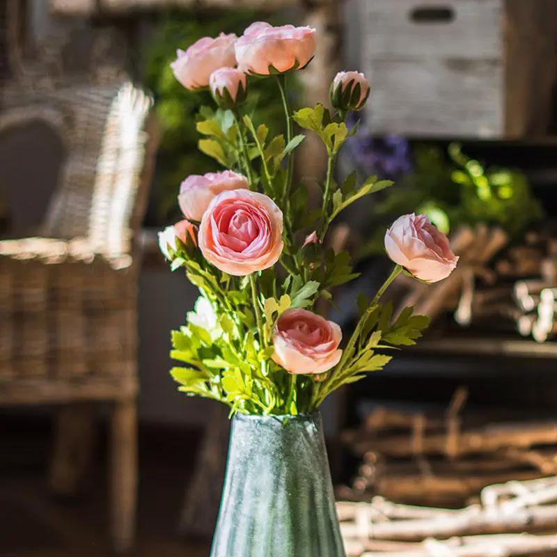Artificial Flower Buttercup Flower Stem 28" Tall by RusticReach