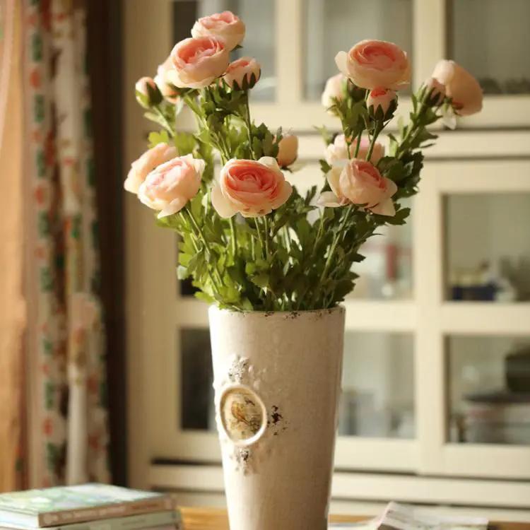 Artificial Flower Buttercup Flower Stem 28" Tall by RusticReach