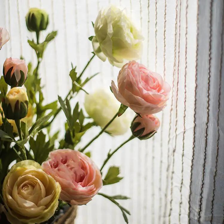 Artificial Flower Buttercup Flower Stem 28" Tall by RusticReach
