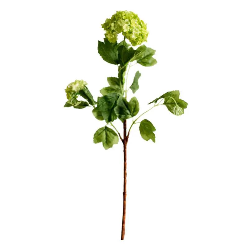Artificial Flower Hydrangea Double Bloom 31" Tall by RusticReach