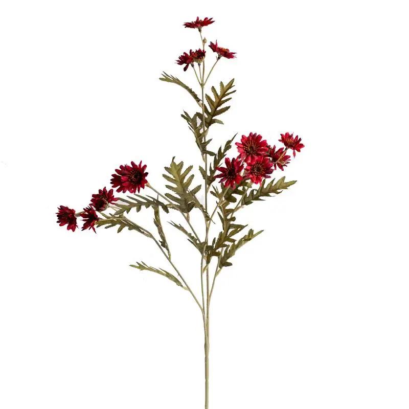 Faux Silk Artificial Flower Chrysanthemum Stem in Various Colors 34" Tall by RusticReach