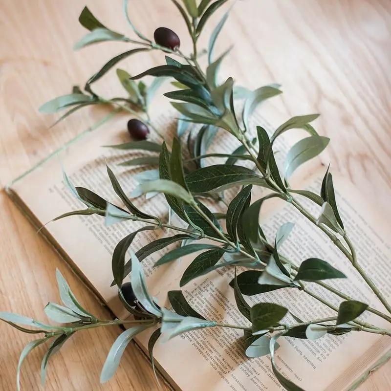 Artificial Fuax Large Olive Stem 41" Tall by RusticReach