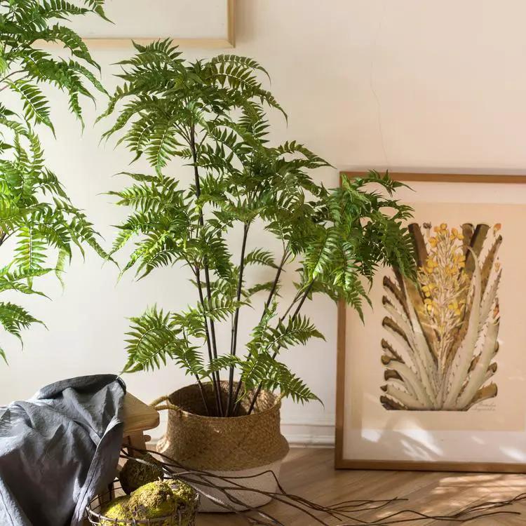 Artificial Green Leaf Fern Tree Faux by RusticReach