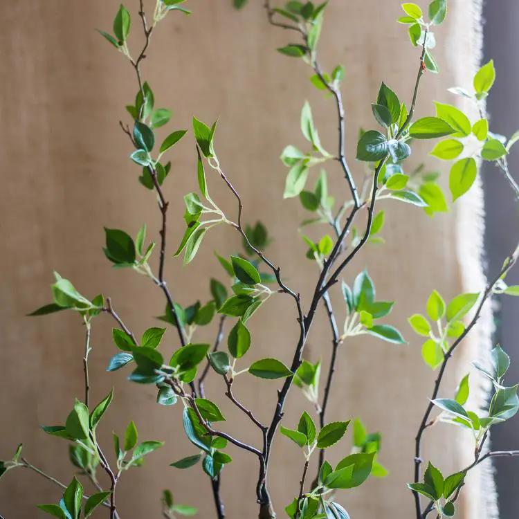 Artificial Green Leaf Faux Tree In Pot by RusticReach
