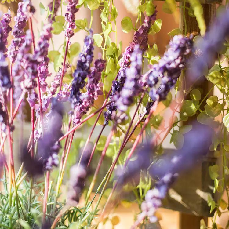 Faux Artificial Lavender Provence Lavender Stem 21" Tall Silk by RusticReach
