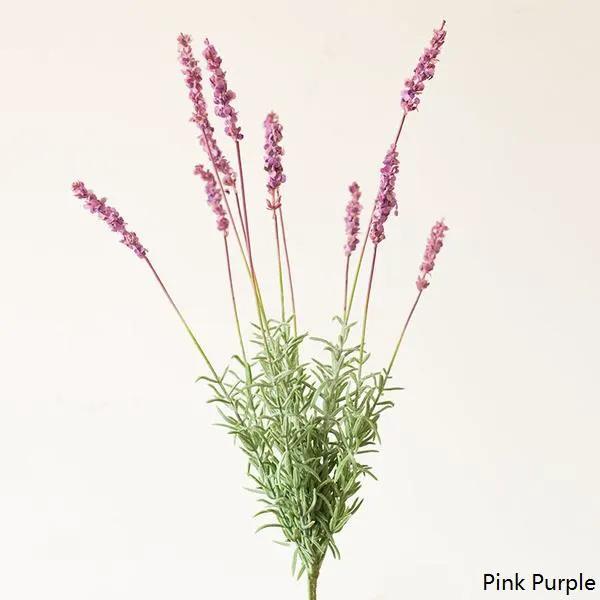 Faux Artificial Lavender Provence Lavender Stem 21" Tall Silk by RusticReach