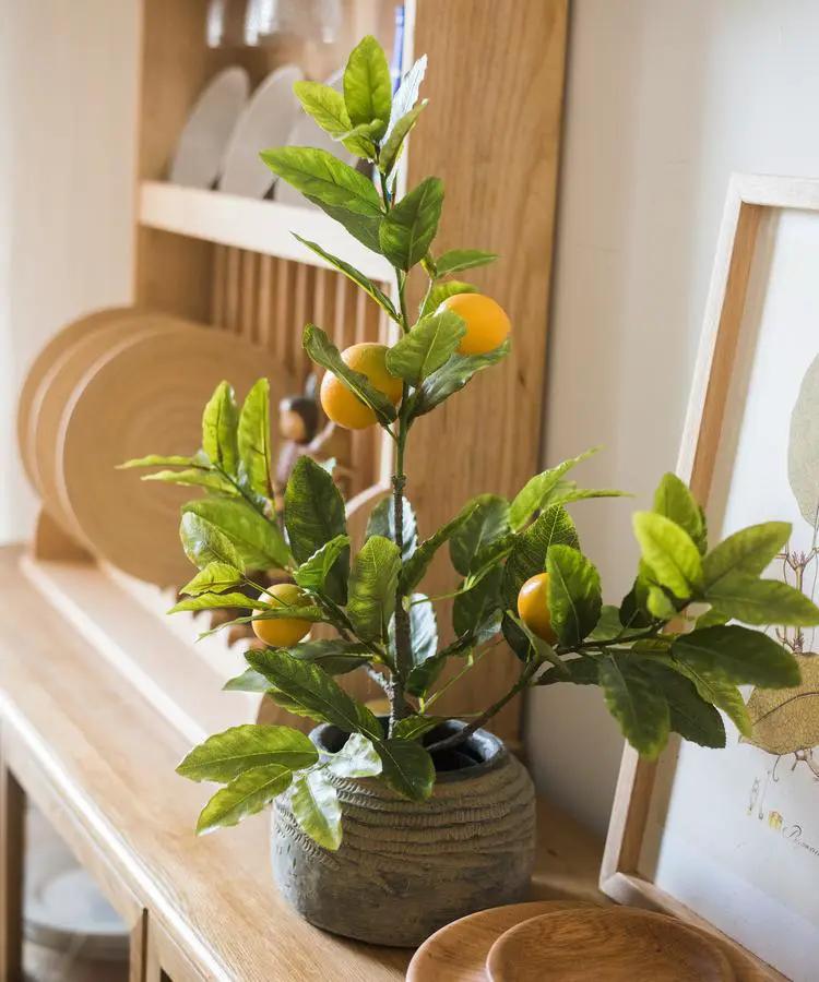 Artificial Lemon Tree In Pot by RusticReach