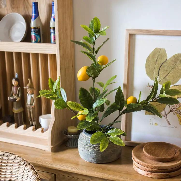 Artificial Lemon Tree In Pot by RusticReach