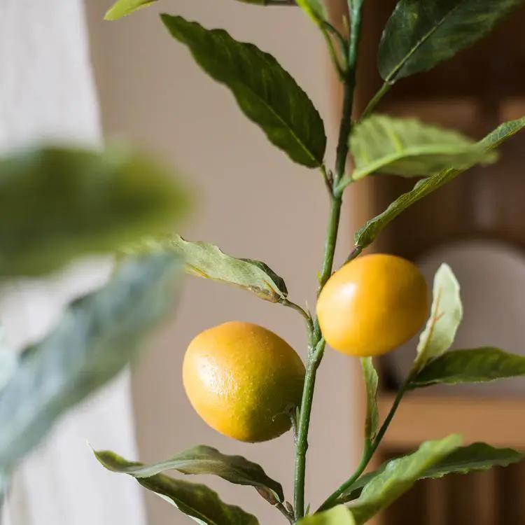 Artificial Lemon Tree In Pot by RusticReach