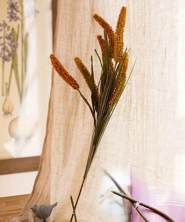 Artificial Millet Stem 37" Tall Faux by RusticReach