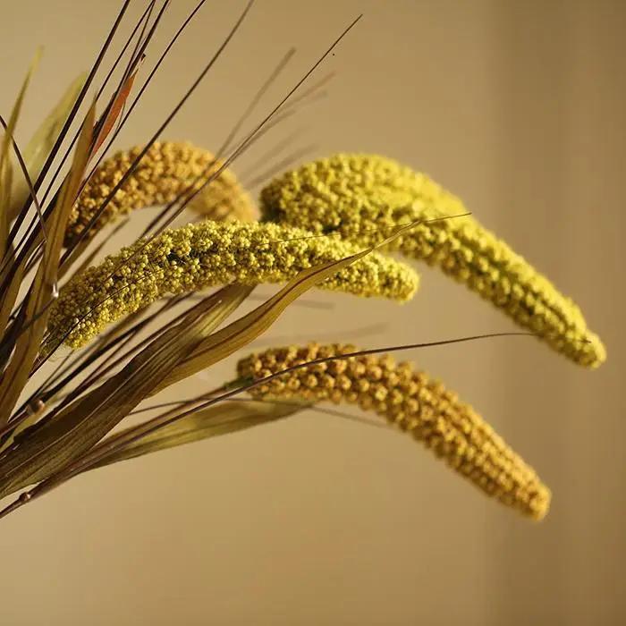 Artificial Millet Stem 37" Tall Faux by RusticReach