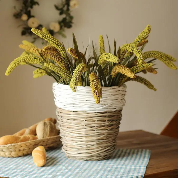 Artificial Millet Stem 37" Tall Faux by RusticReach