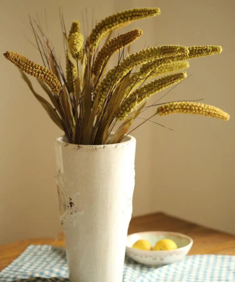 Artificial Millet Stem 37" Tall Faux by RusticReach