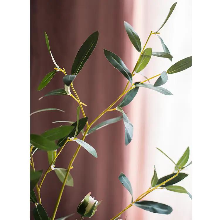 Artificial Faux Olive Leaf Stem by RusticReach