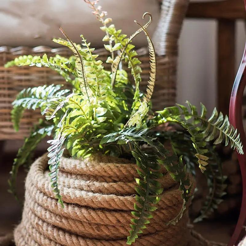 Artificial Faux Plant Big Rock Fern Stem 22" Tall by RusticReach