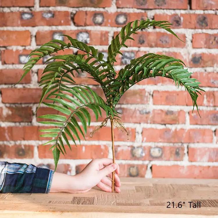 Artificial Faux Plant Chain Fern Stem 22" Tall by RusticReach