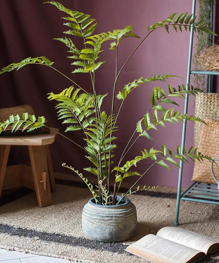 Artificial Faux Eagle Fern Bulk Plant by RusticReach