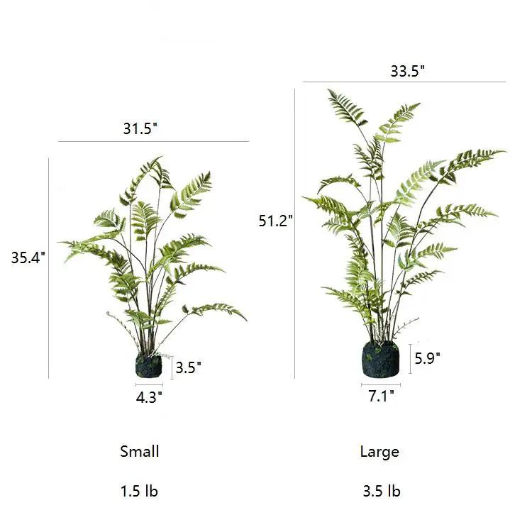 Artificial Faux Eagle Fern Bulk Plant by RusticReach