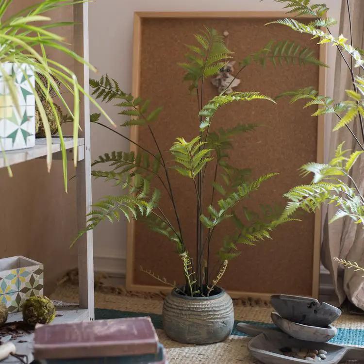 Artificial Faux Eagle Fern Bulk Plant by RusticReach