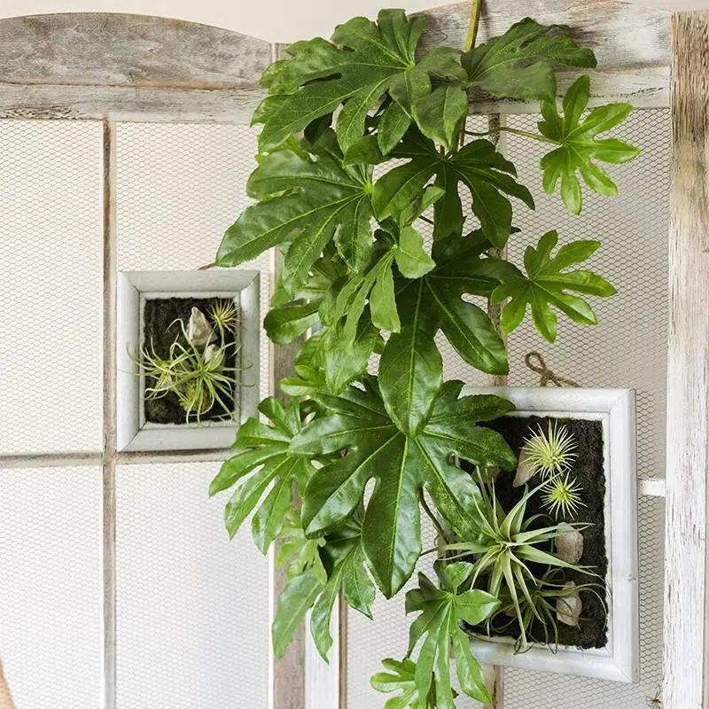 Artificial Plant Fatsia Leaf Vines 32" Long by RusticReach