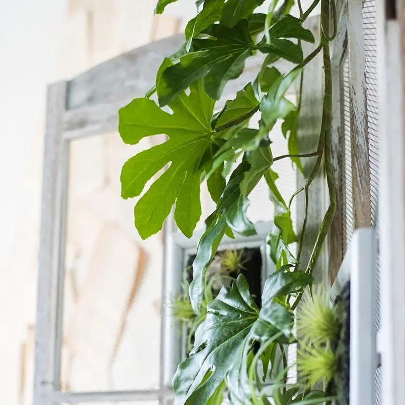 Artificial Plant Fatsia Leaf Vines 32" Long by RusticReach