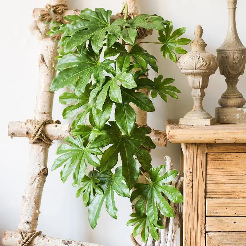 Artificial Plant Fatsia Leaf Vines 32" Long by RusticReach