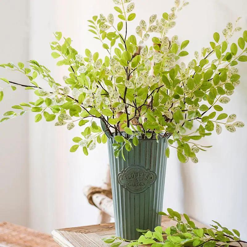 Artificial Faux Plant Fresh Spring Leaf Stem 37" Tall by RusticReach