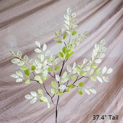 Artificial Faux Plant Fresh Spring Leaf Stem 37" Tall by RusticReach