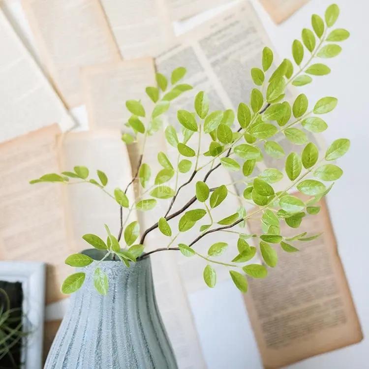 Artificial Faux Plant Fresh Spring Leaf Stem 37" Tall by RusticReach