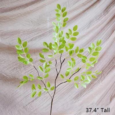 Artificial Faux Plant Fresh Spring Leaf Stem 37" Tall by RusticReach