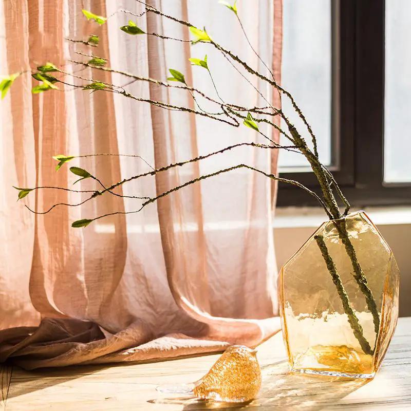 Artificial Faux Plant Green Leaf Rattan Stem 37" Tall by RusticReach