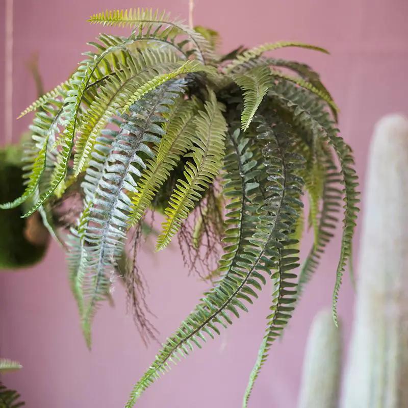 Artificial Plant Hanging Fern Plant Décoration by RusticReach