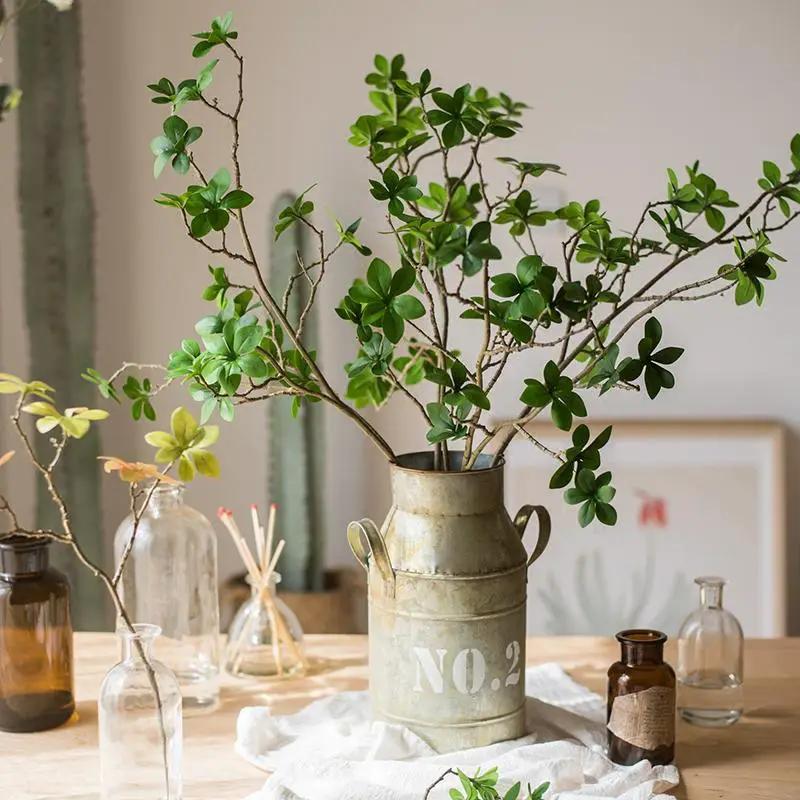 Artificial Faux Plant Japanese Zen Leaf Stem 34" Tall by RusticReach