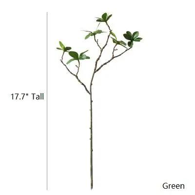 Artificial Faux Small Japanese Zen Leaf Stem 18" Tall by RusticReach