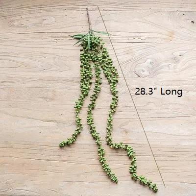Artificial Plant Tear Drop Hanging 28" Long by RusticReach