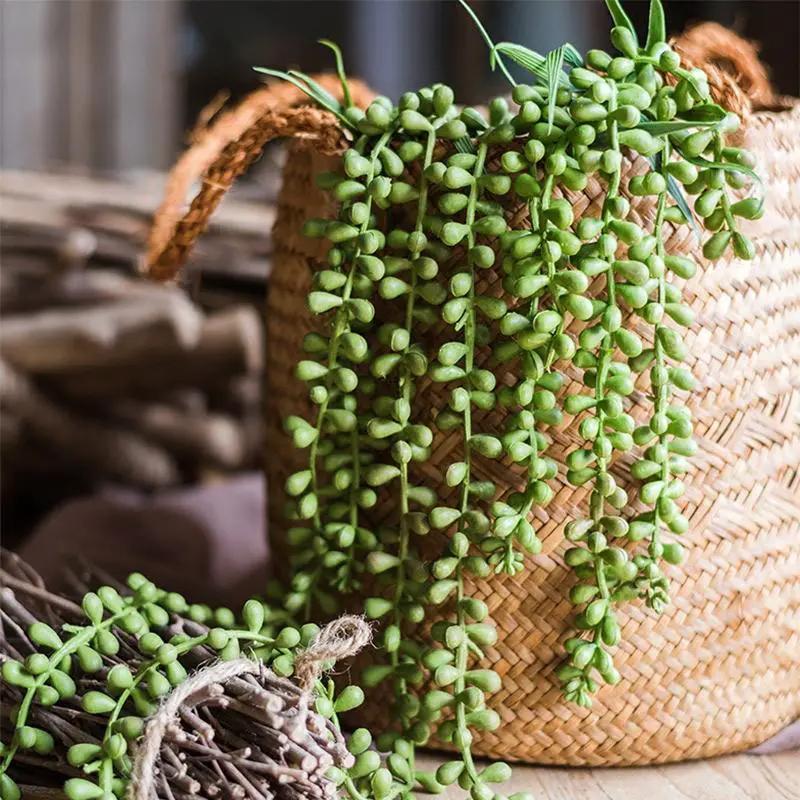 Artificial Plant Tear Drop Hanging 28" Long by RusticReach
