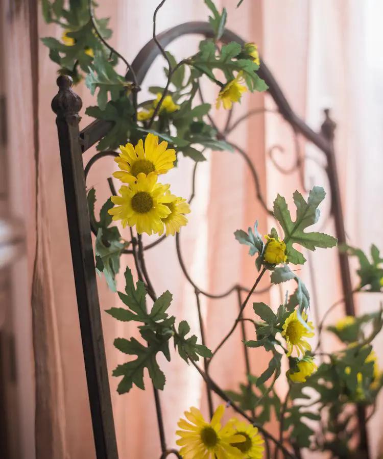 Artificial Sunflower Vine 67" Long by RusticReach
