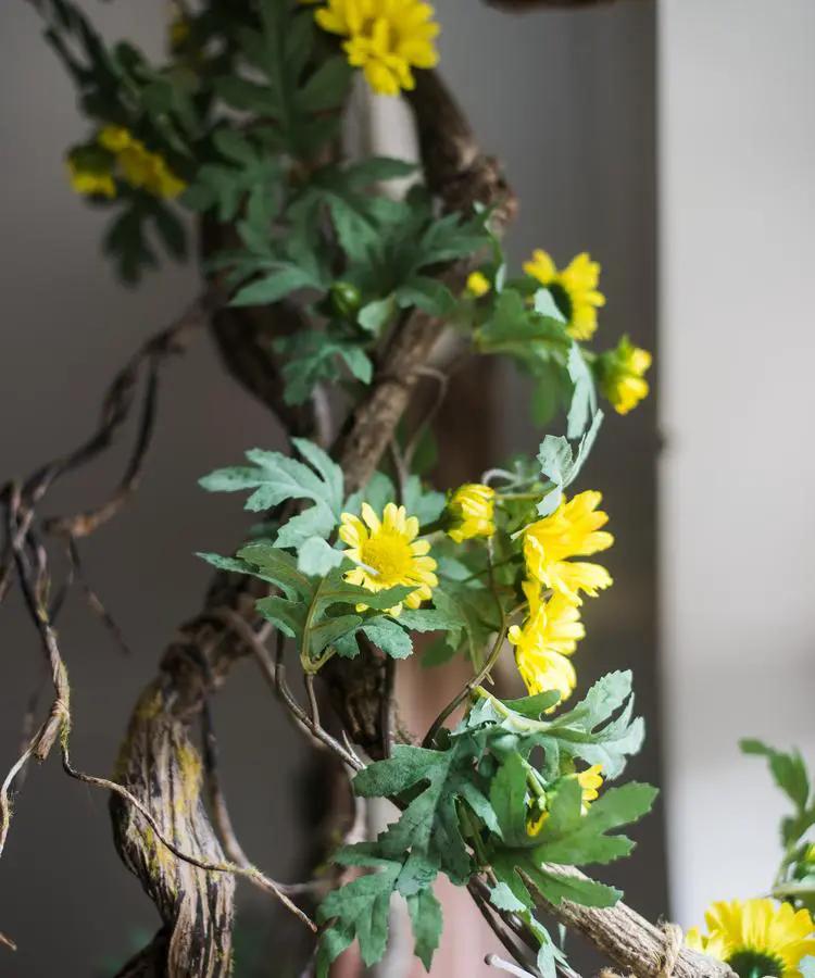 Artificial Sunflower Vine 67" Long by RusticReach