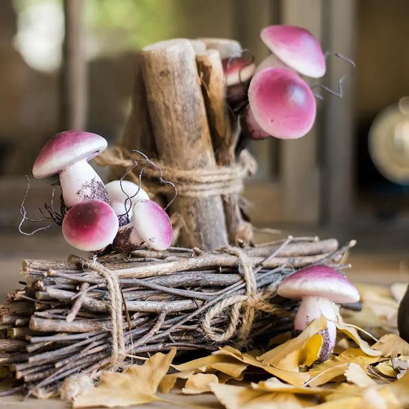 Artificial Veggie Mushroom 4.7" Tall by RusticReach