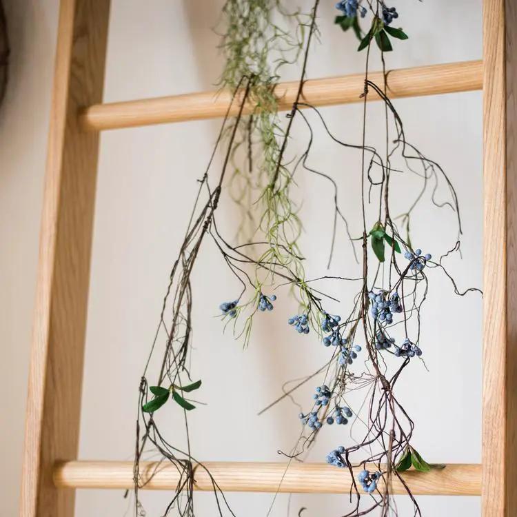 Artificial Wild Blueberry Hanging Vine 43" Long by RusticReach