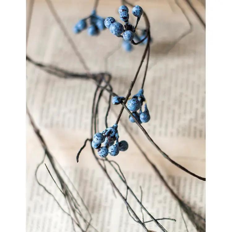 Artificial Wild Blueberry Hanging Vine 43" Long by RusticReach