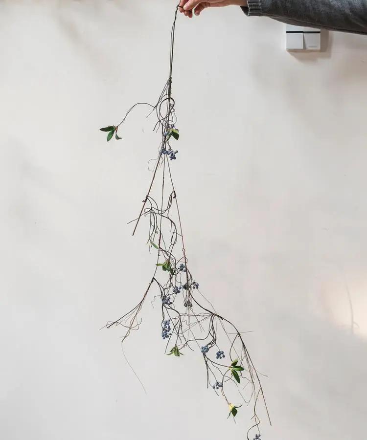 Artificial Wild Blueberry Hanging Vine 43" Long by RusticReach