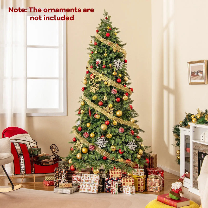 Artificial Christmas Tree Green Hinged Holiday Tree with 721/1019 Lush Branch Tips by DirectDeals