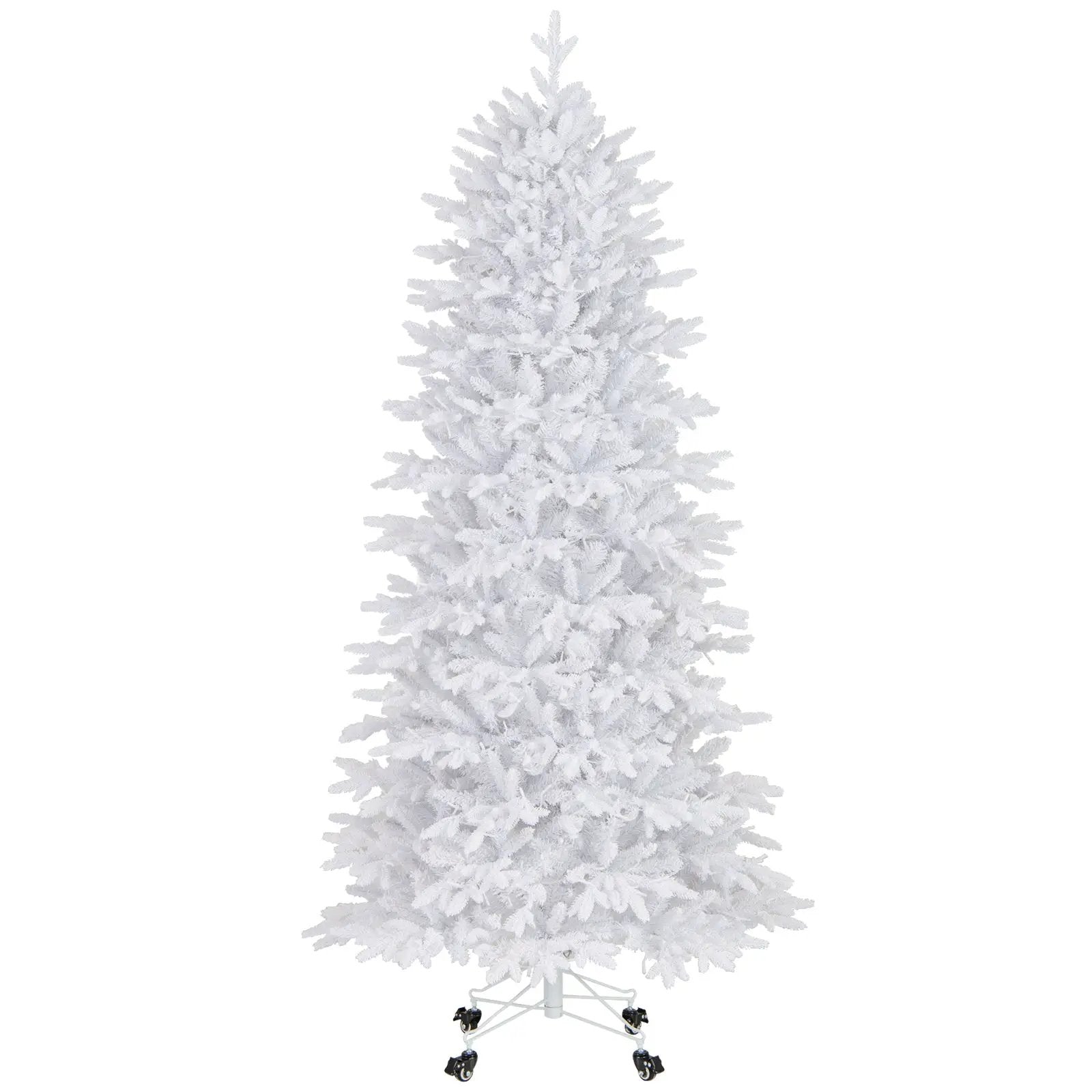7 FT Artificial Xmas Tree with 1880 PE PVC Branch Tips for Party and Carnival by DirectDeals