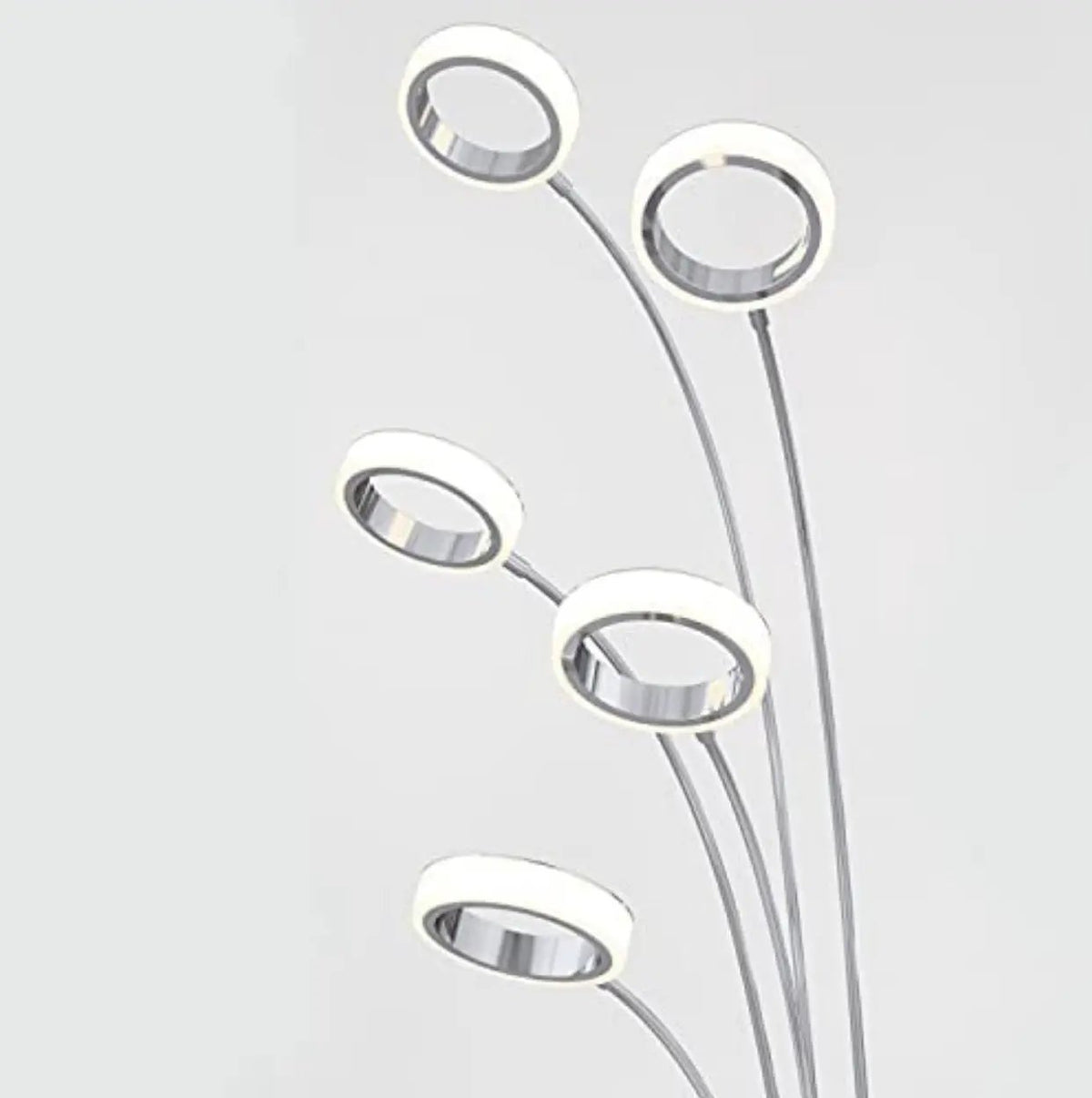 Artika Optical LED Integrated Floor Lamp Light Fixture, Chrome by Outdoor Solar Outlet